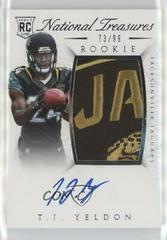 T.J. Yeldon [Autograph Patch] Football Cards 2015 Panini National Treasures Prices