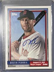 Dustin Pedroia #72DB-DP Baseball Cards 2022 Topps Archives 1992 MLB Debut Autographs Prices