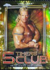 Lex Luger [Gold Refractor] Wrestling Cards 2021 Topps Chrome WWE 5 Timers Club Prices