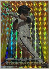 Christian Yelich [Mosaic] Baseball Cards 2022 Panini Mosaic Straight Fire Prices