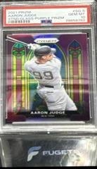 Aaron Judge [Purple Shimmer] #SG-5 Baseball Cards 2021 Panini Prizm Stained Glass Prices