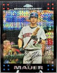 Joe Mauer [Xfractor] #120 Baseball Cards 2007 Topps Chrome Prices