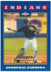 Asdrubal Cabrera #161 Baseball Cards 2008 Topps Chrome Prices