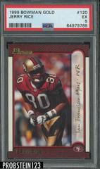 Jerry Rice [Gold] Football Cards 1999 Bowman Prices