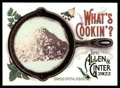 Diamond Crystal Kosher Salt #WC-7 Baseball Cards 2022 Topps Allen & Ginter What’s Cookin’ Prices