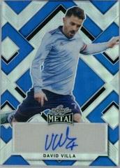 David Villa [Prismatic Blue] Soccer Cards 2022 Leaf Metal Autographs Prices