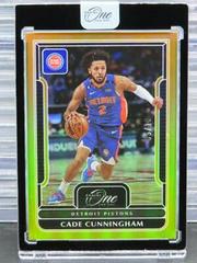 Cade Cunningham [Gold] #10 Basketball Cards 2022 Panini One and One Prices