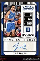 Tre Jones [Autograph] #92 Basketball Cards 2020 Panini Contenders Draft Picks Prices
