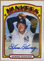 Goose Gossage Baseball Cards 2022 Topps Archives 1972 Fan Favorites Autographs Prices