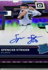 Spencer Strider [Purple] Baseball Cards 2022 Panini Donruss Optic Rated Rookie Signatures Prices