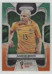 Aaron Mooy [Green & Orange Wave] Soccer Cards 2018 Panini Prizm World Cup Prices