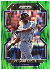 Ken Griffey Jr. [Forest Green Flash Prizm] #264 Baseball Cards 2022 Panini Prizm Prices