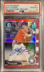 Kyle Wright [Red Refractor] #CRA-KW Baseball Cards 2019 Bowman Chrome Rookie Autographs Prices
