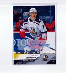 Simon Edvinsson [Autograph] #120 Hockey Cards 2022 Upper Deck AHL Prices