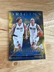 Dirk Nowitzki, Jason Kidd [Gold] #24 Basketball Cards 2022 Panini Origins Roots Of Greatness Prices