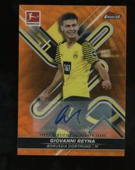 Giovanni Reyna [Orange Wave] #BCA-GR Soccer Cards 2021 Topps Finest Bundesliga Autographs Prices