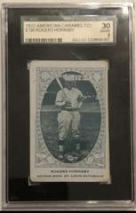 Rogers Hornsby Baseball Cards 1922 E120 American Caramel Prices