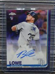 Brandon Lowe [Purple Refractor] Baseball Cards 2019 Topps Chrome Rookie Autographs Prices