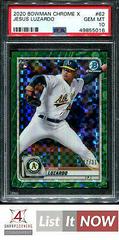 Jesus Luzardo [X Green Xfractor] #62 Baseball Cards 2020 Bowman Chrome Prices