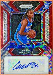 Cason Wallace [Choice Prizm] #11 Basketball Cards 2023 Panini Prizm Sensational Signature Prices