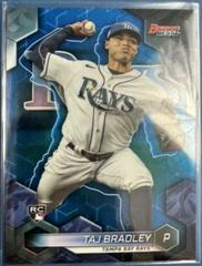 Taj Bradley [Blue] #1 Baseball Cards 2023 Bowman's Best Prices
