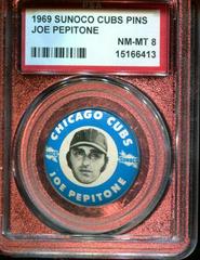 Joe Pepitone Baseball Cards 1969 Sunoco Cubs Pins Prices