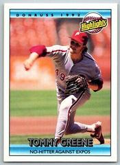 Tommy Greene Baseball Cards 1992 Donruss Prices