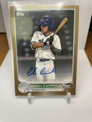 Corbin Carroll [Autograph Gold] #PD-73 Baseball Cards 2022 Topps Pro Debut Prices