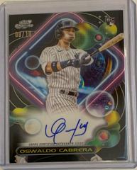 Oswaldo Cabrera [Black Eclipse] #CCA-OC Baseball Cards 2023 Topps Cosmic Chrome Autographs Prices