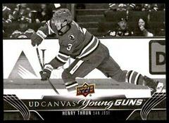 Henry Thrun [Black & White] #C117 Hockey Cards 2023 Upper Deck UD Canvas Prices