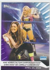 Nikki Cross def. Alexa Bliss [Purple] #49 Wrestling Cards 2021 Topps WWE Women's Division Prices