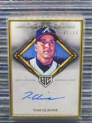 Tom Glavine Baseball Cards 2023 Topps Gilded Collection Gold Framed Hall of Famers Autographs Prices