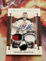 Martin Brodeur [Material Autograph Emerald] Hockey Cards 2022 Upper Deck Artifacts Prices