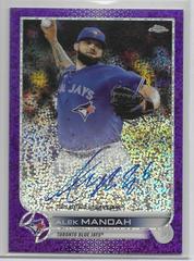 Alek Manoah [Purple Speckle] Baseball Cards 2022 Topps Chrome Veteran Autographs Prices