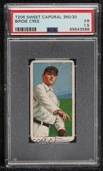 Birdie Cree Baseball Cards 1909 T206 Sweet Caporal 350 Factory 30 Prices