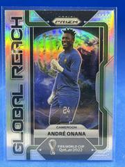 Andre Onana [Silver] Soccer Cards 2022 Panini Prizm World Cup Global Reach Prices
