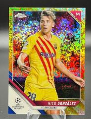 Nico Gonzalez [Gold Mini Diamond Refractor] Soccer Cards 2021 Topps Chrome UEFA Champions League Prices