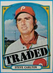 Steve Carlton [Traded] #751 Baseball Cards 1972 Topps Prices
