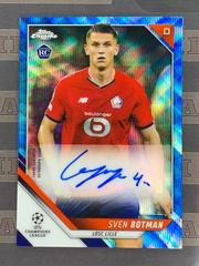 Sven Botman Soccer Cards 2021 Topps Chrome UEFA Champions League Autographs Prices
