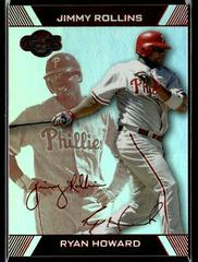 Jimmy Rollins, Ryan Howard [Silver Gold] #1 Baseball Cards 2007 Topps CO Signers Prices