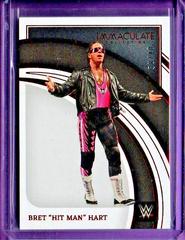 Bret 'Hit Man' Hart [Red] Wrestling Cards 2022 Panini Immaculate WWE Prices