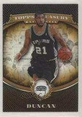 Tim Duncan [Bronze Refractor] #4 Basketball Cards 2008 Topps Treasury Prices