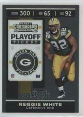 Reggie White [Playoff Ticket] #2 Football Cards 2019 Panini Contenders Prices