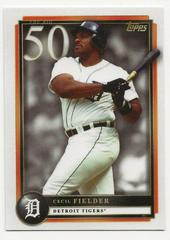 Cecil Fielder #6 Baseball Cards 2022 Topps X Aaron Judge Prices
