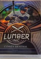 Corey Seager [Silver Prizm] Baseball Cards 2022 Panini Prizm Lumber Inc Prices