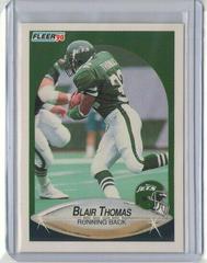 Blair Thomas #U-78 Football Cards 1990 Fleer Update Prices