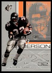 Jamal Anderson Football Cards 2001 Spx Prices