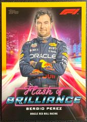 Sergio Perez [Gold] #FOB-SP Racing Cards 2022 Topps Formula 1 Flash of Brilliance Prices
