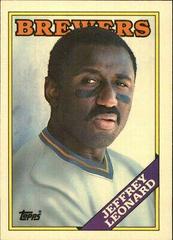 Jeffrey Leonard #61T Baseball Cards 1988 Topps Traded Tiffany Prices