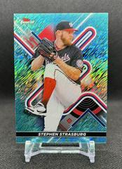 Stephen Strasburg [Aqua Shimmer] #100 Baseball Cards 2022 Topps Finest Prices